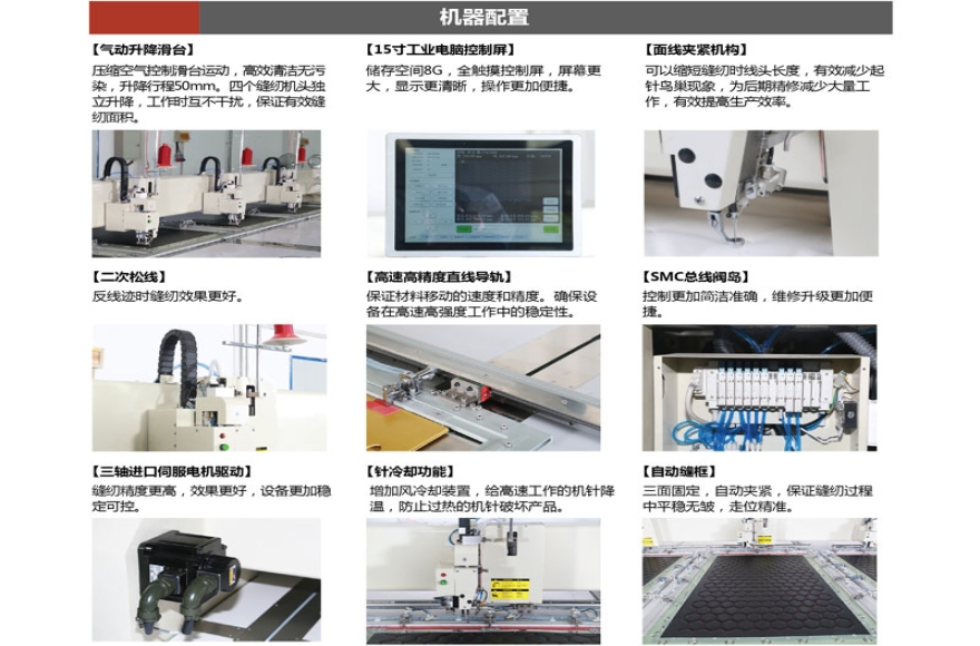 富怡全自動四頭縫紉機(jī)-皮革專用