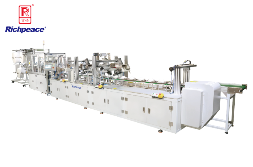 富怡全自動罩杯口罩生產(chǎn)線（釘頭帶）